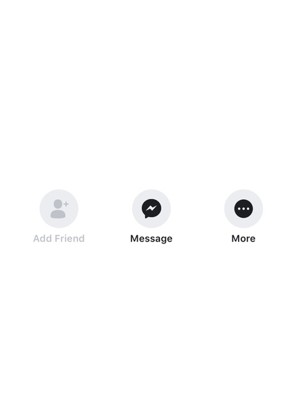 Facebook message request
