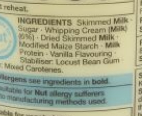 Newborn and custard