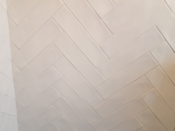 Herringbone style tiling