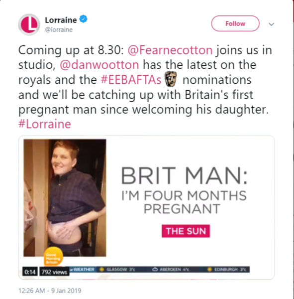 Another ad for Mermaids on the BBC News homepage