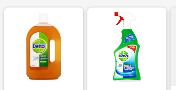 Bathing in dettol