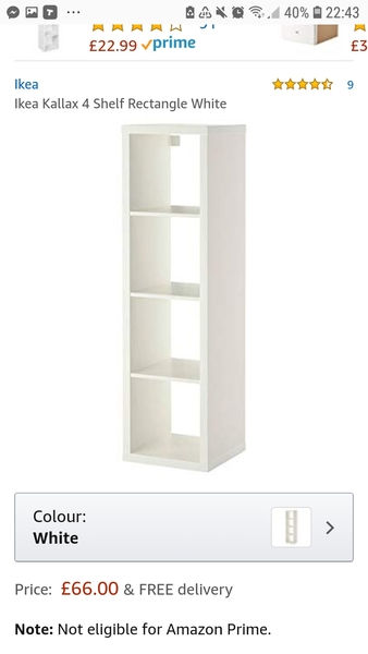 Has anyone ordered from IKEA online ? I only want some bleddy kallax