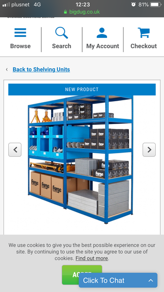 Who has got a lovely organised garage?