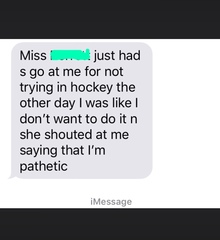 Fear and panic DD will drop out of school completely