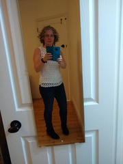 Quick Poll.  Which outfit?  Leaving in 40 minutes..