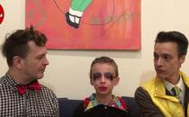 Drag queens pose in bond age gear for calendar in aid of Mermaids