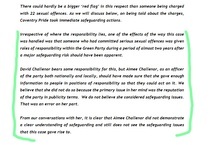 Veritas report due tomorrow (Thursday) at midday re: Aimee Challenor