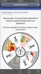 Very annoying pop up!