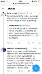 Martina Navratilova states the obvious