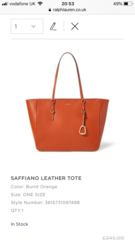 Leather tote bag £100 or under?