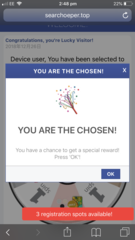 Very annoying pop up!