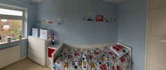 Doing up toddler bedroom