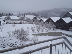 To wish it would snow heavily?