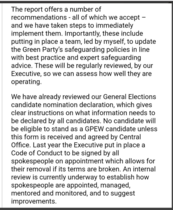 Veritas report due tomorrow (Thursday) at midday re: Aimee Challenor