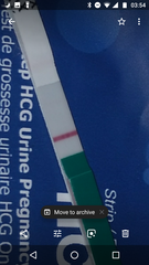 Faint positive?