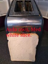 To expect a Toaster that fits Normal slices of bread?