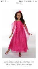 Fuchsia BM Dress for 9 year old