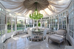 Options to warm up house with open plan conservatory.