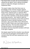 Veritas report due tomorrow (Thursday) at midday re: Aimee Challenor