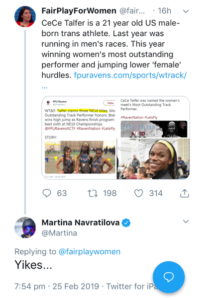 #TeamNavratilova is gathering pace!