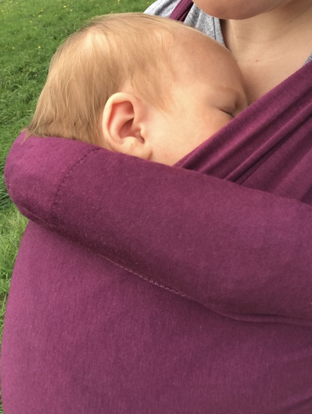 Advice on sling wearing, what am I doing wrong? (Pic)