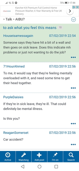 To not understand why they think I’ve got depression