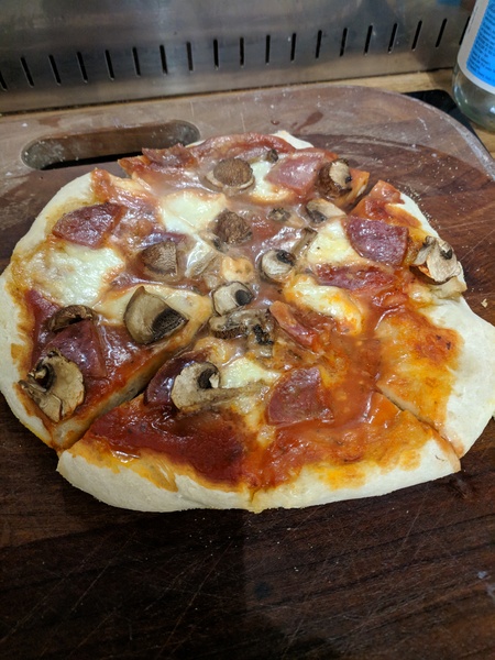 How to get pizza crispy