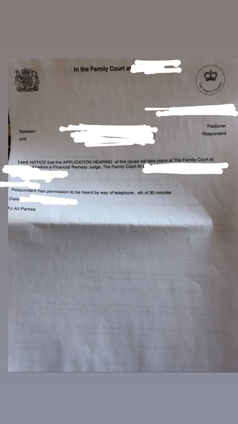 Financial Hearing. Really confused - do I have to attend court?