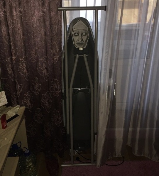AIBU to ask you to explain missing ironing board