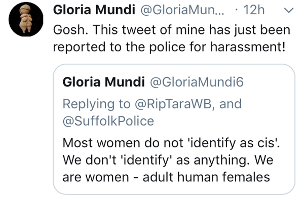 Police contact thoughtful humanist blogger about their wrongthink