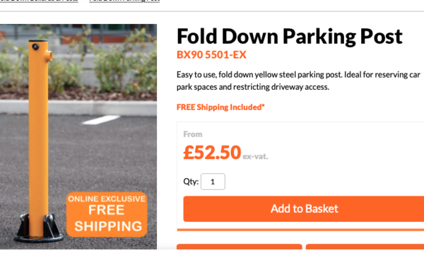It's a parking one!