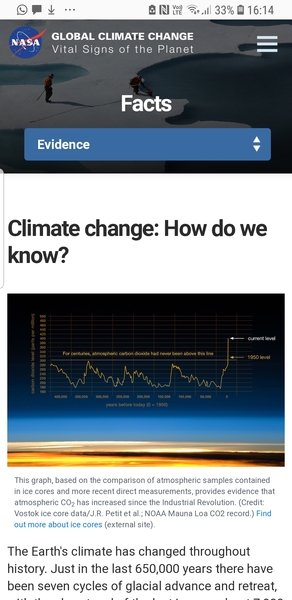 So should we be worried, re: unusually warm weather?