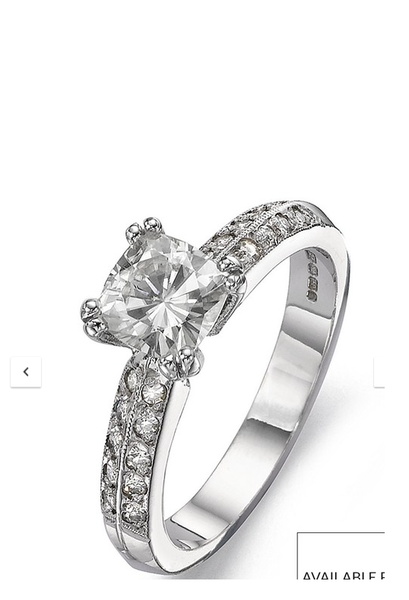 If you have a solitaire engagement ring....