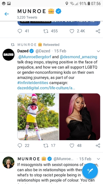 Julia Long asking Munro  Bergdorf about child exploitation