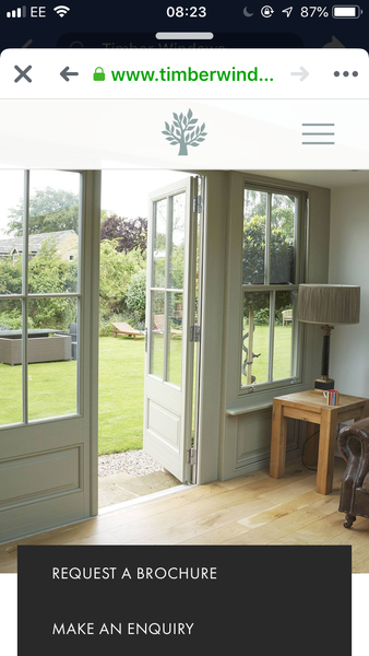 To pay £4K for wood french doors