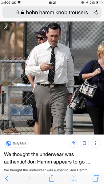 Would you buy these trousers off EBay?