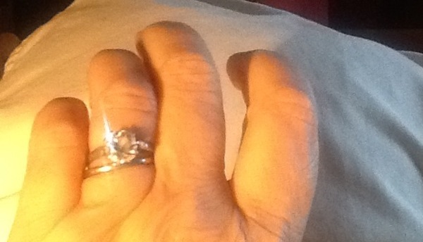 If you have a solitaire engagement ring....