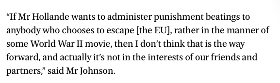 To agree with Donald tusk there is a place in hell for brexiters