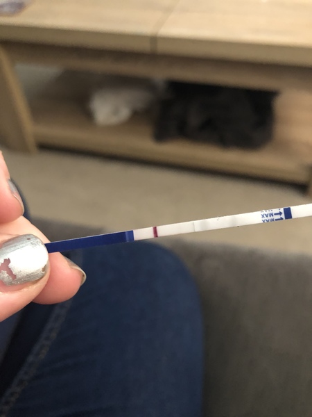 Faint pregnancy tests