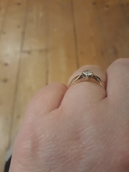If you have a solitaire engagement ring....