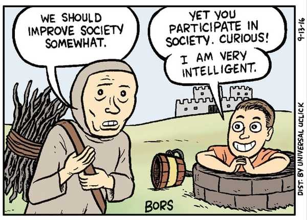 To think a Marxist society would be an improvement