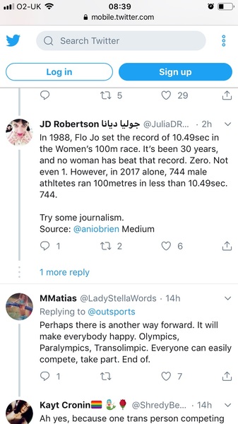 Transgender athletes in sport