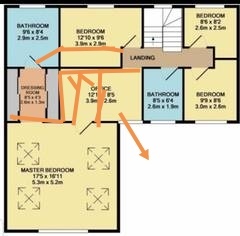 Please help me with this house layout