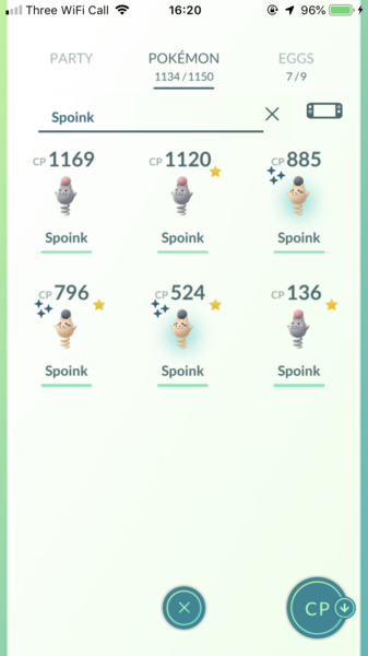 Pokemon Go #22: Papa's got a brand new Grumpig bag.