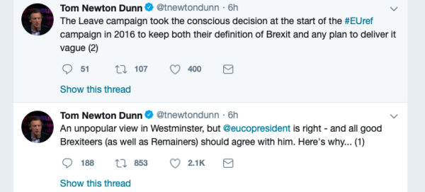 To agree with Donald tusk there is a place in hell for brexiters