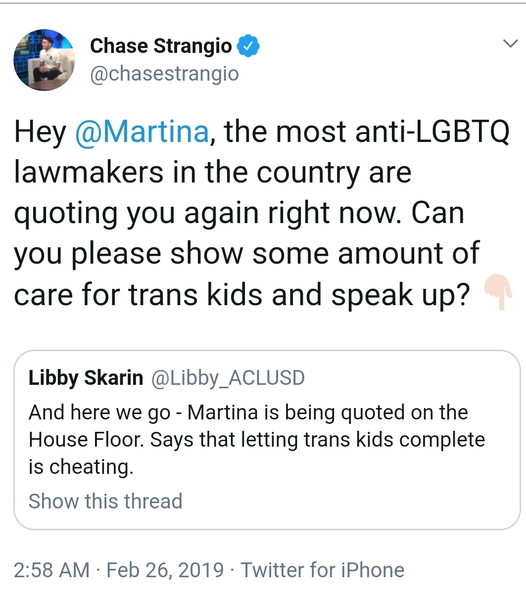 No Martina. All transwomen are born male!
