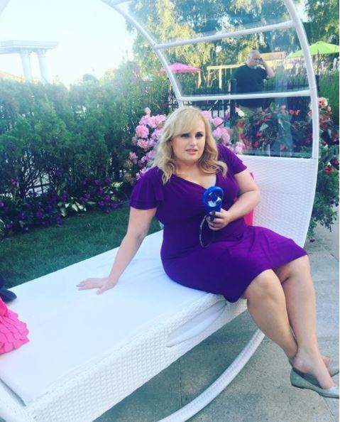 Rebel Wilson's purple dress in Isn't It Romantic