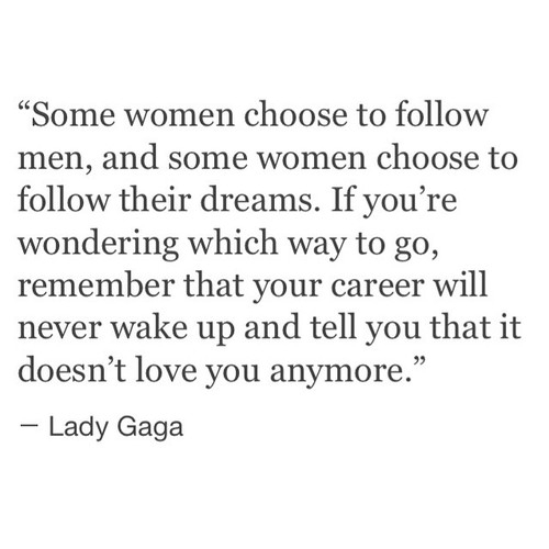 Career or housewife