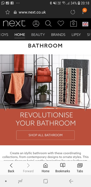 To ask you to look at this pic of my new bathroom and tell me why I hate it!