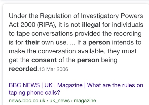 Where do I stand on recorded conversations at work?
